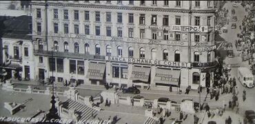 1930 Hotel Luvru cu café Royal deschis de belgianul Haitz la parterul Hotelului.