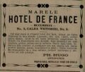 Hotel de france 1887.