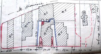 Plan situație, Palatul Franasovici, arhiva PMB