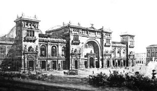 (Gara Centrala Bucuresti Premiul III, arh. Giulio Magni 1892)