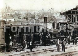 Locomotiva in Gara de Nord 1868, Carol Popp de Szathmary